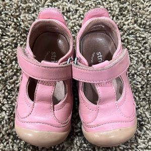 Stride Rite toddler girl sandals, size 3.5 GUC, pink, velcro